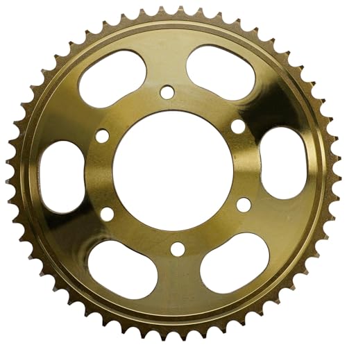 Couronne arrière 48T pour moto YAMAHA FZ-16 MT125 optimisant la longévité de la chaîne