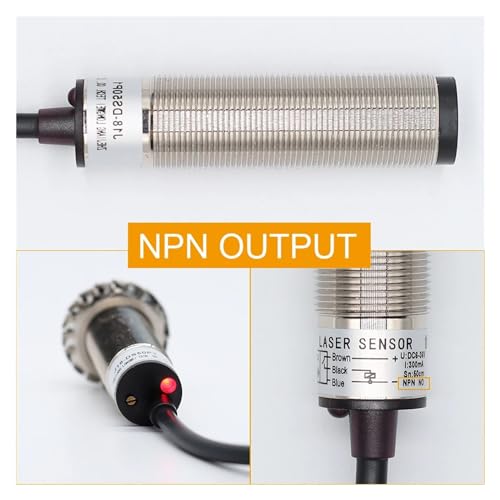 Capteur photoélectrique M18 laser J18-DS50N2 réflexion diffuse NPN