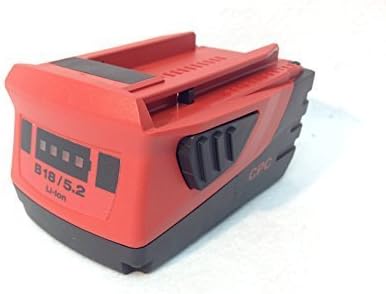 Hilti CPC B18 5.2ah 112wh 21.6v 18+ Volt Li-ion Cordless Tool Battery New Latest Model 2015 by HILTI