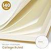 Taja Spiral Journal Notebook for Women, Pretty Hardcover Lined Notebook for Work & Note Taking, Aesthetic Cute Journal for Writing, 140 Pages, 5.8"x8.3", Golden Grove #1
