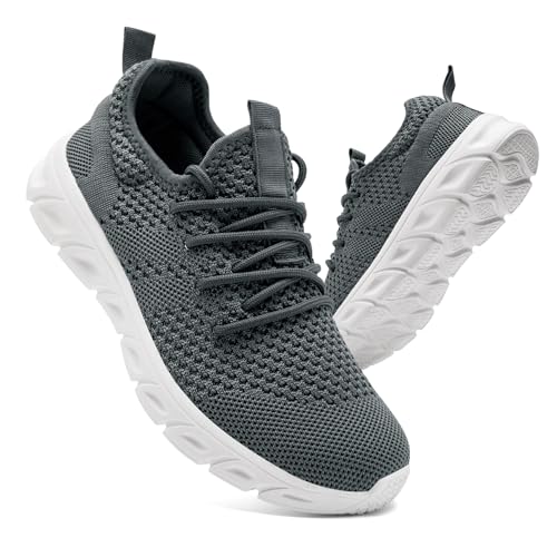 Road Running Shoes for Mens Womens Slip On Casual Walking Tennis Sneakers Minimalist Shoes Unisex Slip-Resistant Work Sneakers Breathable Athletic Workout Jogging Footwear