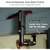 Jayflex CrossGrips Compact Pull Up Bar - Pull Up Bar Door Frame for Work from Home Fitness - Adjustable Door Frame Pullup Bar Handles - 250 lbs Capacity