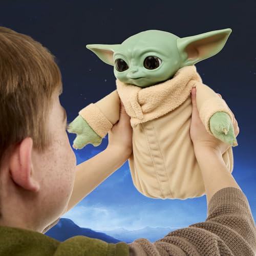 Star Wars Grogu Ton Petit Compagnon, animatronique, Figurine Interactive de 25 cm, Jouets The Mandalorian & Grogu pour Enfants, dès 4 Ans