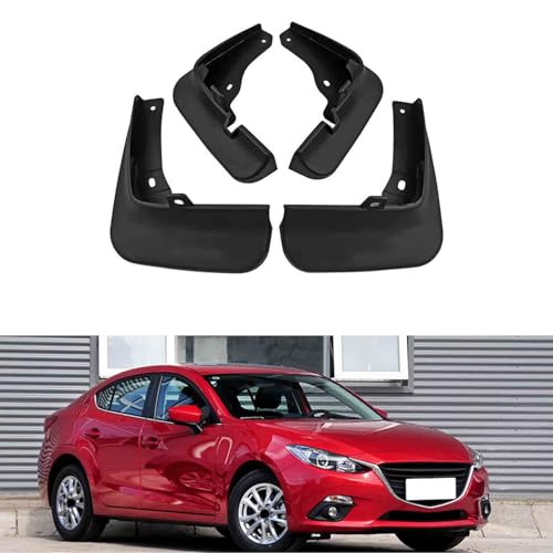 Guardabarros Mazda 3 BM BN 2014-2018: protectores de carrocería contra salpicaduras 3