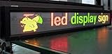 32 * 320pixels, Tri-Color Display a LED, LED, finestra segno grafico, LED dotmatrix schermo elettronico, pitch4.75 mm, indoor, LED; discription; nessun produttore di LED pixel pitch: 32 * 320dots; LED Dot Diametro: 3.75 mm; LED Dimensioni: 4.75 mm; LED Colore: Rosso, Verde; display a colori: rosso, verde, giallo; world-language, diverse zone, linee Pics; ingresso max: 4 max caratteri: 40; Spessore materiale della struttura: 9 cm/7 cm in alluminio telaio (colore nero)