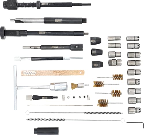 KS Tools 152.1210 Master Injektoren-Dichtsitz-Reinigungs-Satz, 40-tlg