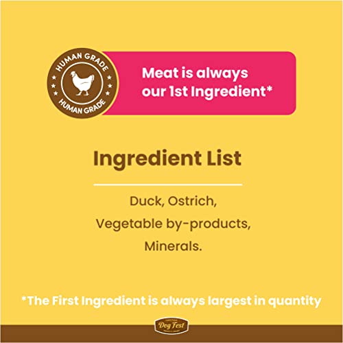 Image of Barkbutler x Dogfest Medallions Duck & Ostrich, Dog Treats-90g |Made with Natural Ingredients|0% Artificial Flavors, Colours or Preservatives|Main Ingredient is Meat|Select Grade|for All Adult Breeds