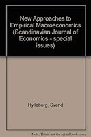 New Approaches to Empirical Macroeconomics ("Scandinavian Journal of Economics" - Special Issues) 0631181687 Book Cover