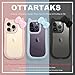 OTTARTAKS Compatible with iPhone 14 Pro Max Case Cute 3D Bow for Women Girls, Kawii Cat Ear Kitty Design Soft Silicone and Clear Hard PC Back Shockproof Pink Phone Case for iPhone 14 Pro Max 6.7inch