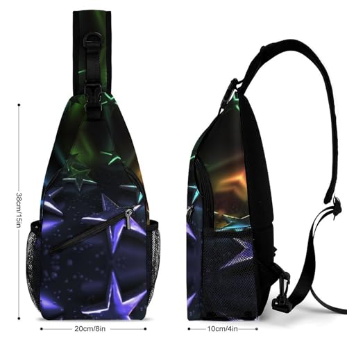 Mochila tipo Sling blanca para día y trekking miniatura 2