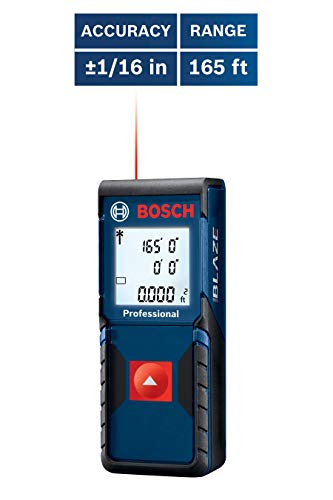 Bosch GLM165-10 Blaze One Laser Distance Measure, 165 ft. Range