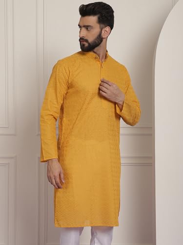 Image of SOJANYA Men's Silk Blend Regular Fit Casual (Since 1958 Woven Design Kurta with Churidar & Embroidered Nehru Jacket