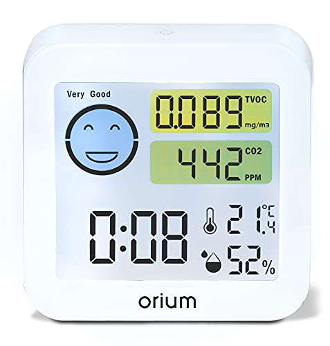 Orium 23656 Luftqualitätsmessgerät innen, ABS, Weiß Cover