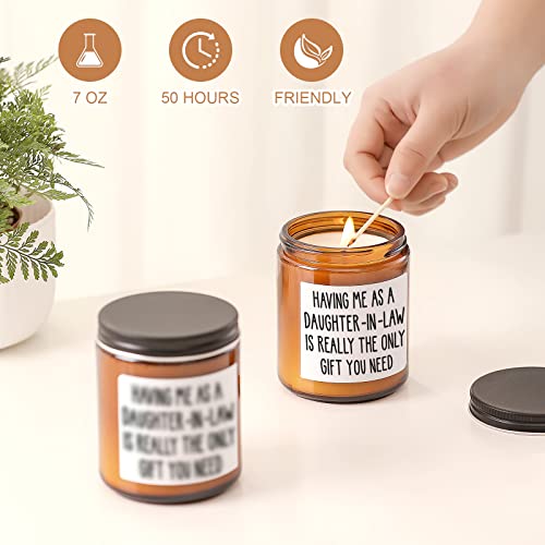 Mothers Day Gifts For Mother In Law, Mother In Law Gifts From Daughter In Law, Happy Birthday Gifts For Mother In Law, Funny Thanksgiving Christmas Valentines Gifts Ideas - Lavender Scented Candles #TOP4