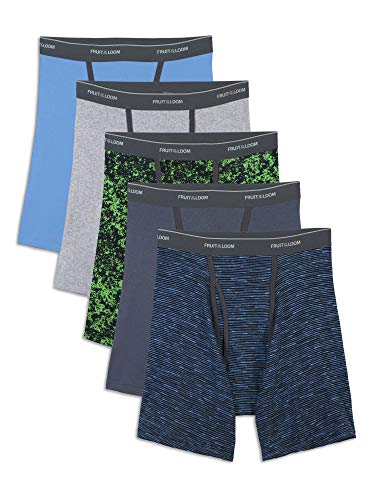 Image of Fruit of the Loom Men's No Ride Up Boxer Brief