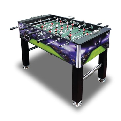 Carromco Kickertisch Arena-XT – Profi Kicker Tischfußball in blauem Design, Tischkicker für fortgeschrittene Spieler, inkl. 4 Kickerbällen, Gewicht 39 kg, robuster Kicker für Kinder & Erwachsene Carromco Kickertisch Arena-XT – Profi Kicker Tischfußball in blauem Design, Tischkicker für fortgeschrittene Spieler, inkl. 4 Kickerbällen, Gewicht 39 kg, robuster Kicker für Kinder & Erwachsene