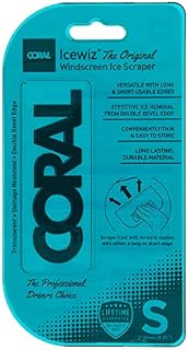 Coral 69520 Icewiz Ice Scraper Snow Remover and Rapid De-Icer for Car Windscreens The Original 8.2 inch,Blue