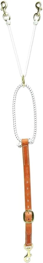 Al Dunning Headsetter Yoyo Bungee Cord Center Snap Nylon Brown AD8068