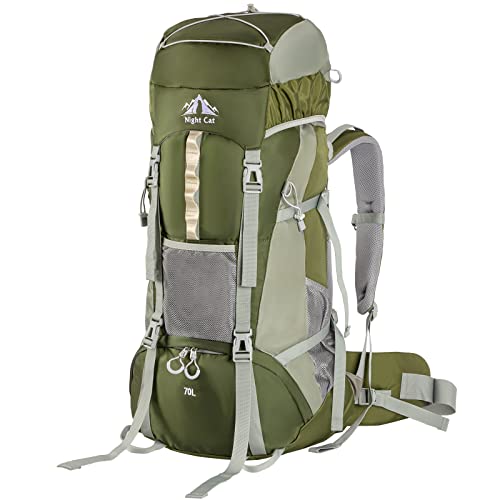 Yaskyly 130L Wanderrucksack | Großer Trekkingrucksack | Wasserdicht Mit Molle-System