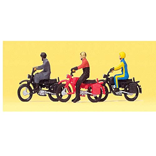 Preisvergleich Produktbild Preiser 1 / 87 th pr10081 Modelleisenbahnen Biker
