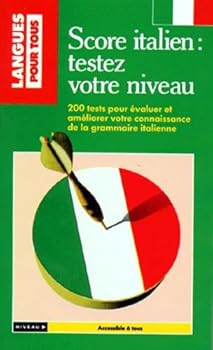 Paperback SCORE ITALIEN. Testez votre niveau [French] Book