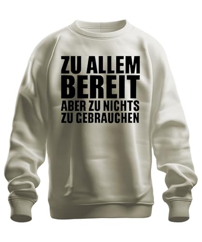Sweat humour de bureau prêt à tout mais à rien idéal pour le télétravail