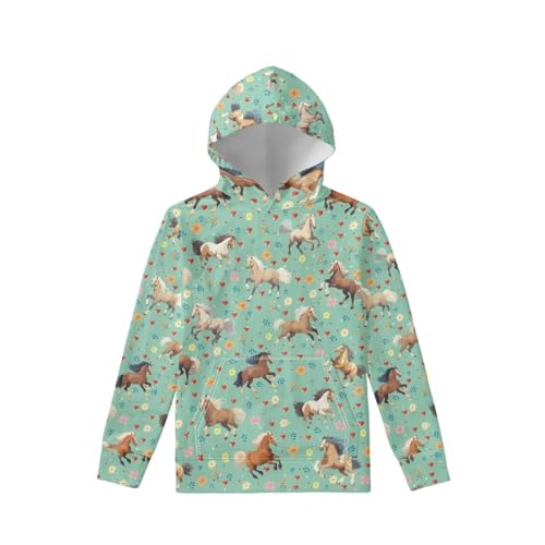 WELLFLYHOM Unisex Kids Teens Sweatshirts Youth Girls Boys Hoodies and Sweaters Hooded Pullover Tops Age 6-16