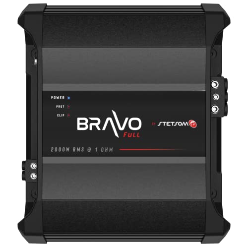 Caisson de basse et ampli Stetsom Bravo Full 2000 pour système audio de voiture