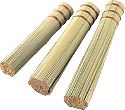 Tikusan Bamboo Wok Brush with Copper Coil for Pan, Pot, Palate Skillet Cleaning (7.1”) - Thumbnail 2