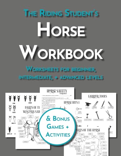 image for Majosta The Riding Student's Horse Workbook: Equestrian Diagrams & Wor