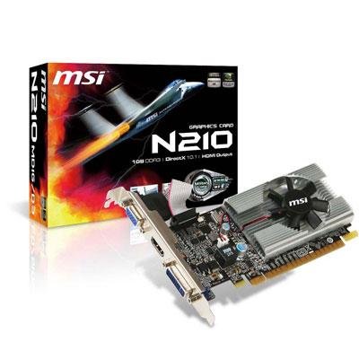 MSI Video Card GeForce 210 1GB 64-bit N210-MD1GD3 Pakistan Ubuy