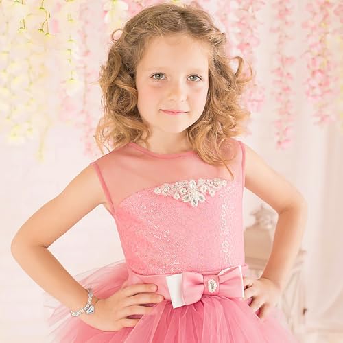 Image of Sereney Birthday Gifts for Girls, Beaded Bracelets as 1 /2 1 2 3 4 5 6 7 8 9 10 11 12 13 14 15 16 Year Old Birthday Gift, Adjustable Cross /Pearl Bracelet as Happy Birthday Gifts for Daughter