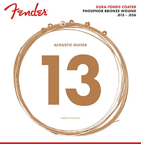 tF_[ Fender 860M Dura-Tone Coated Phosphor Bronze 13-56 AR[XeBbNM^[×3Zbg