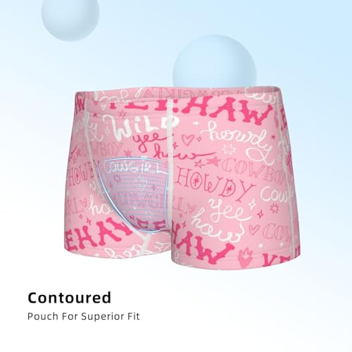 Boys' Cotton Boxer Brief Soft Underwear-Western Cowgirl4