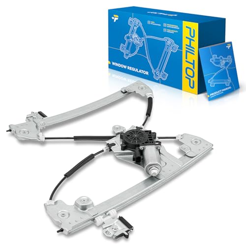 Image of PHILTOP Front Left Driver Side Power Window Regulator and Motor Assembly Compatible with 2011-2012 Cruze Replaces 751-082,2 Pins