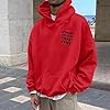 Generisch Unisex Black Long Sleeve Sports Jumper Men's Sweatshirt Print, red, M #2