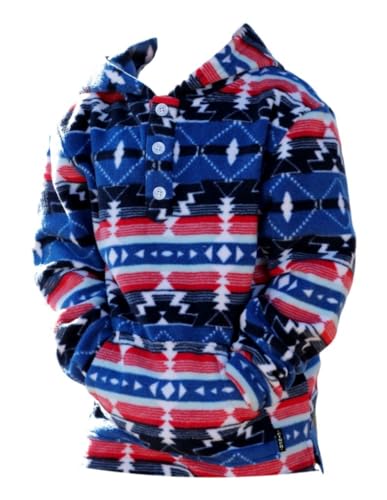 Cinch Boy's Printed Polar Fleece Hoodie Multi M