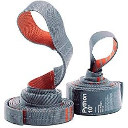 KAMMOK: Python 10' Tree Friendly Hammock Straps | Woven, No-Stretch, Knotless, Durable (Lightweight & Compact: Perfect for Hiking, Camping, Backpacking), Set of 2 w/Stuff Sack