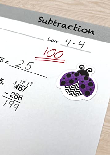 Teacher Created Resources (5462) Adesivos coloridos de joaninha