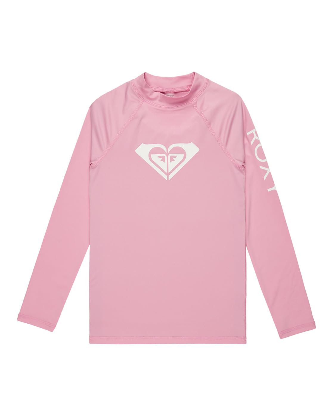 Roxy Long Sleeve UPF 50 Rash Vest WHOLE HEARTED LS Girls Pink 14/XL