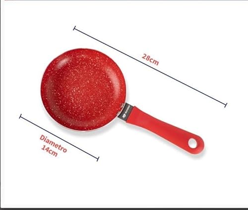 Mini Frigideira Gourmet Linha Premium Panelinha Para Ovos Cerâmica Antiaderente Frita Duralar 14 cm
