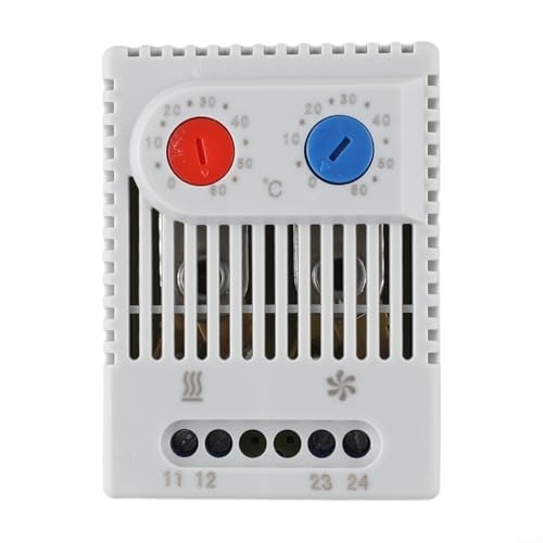 Termostato mecánico compatible con riel DIN con construcción robusta y características de rendimiento fiables (ZR011)