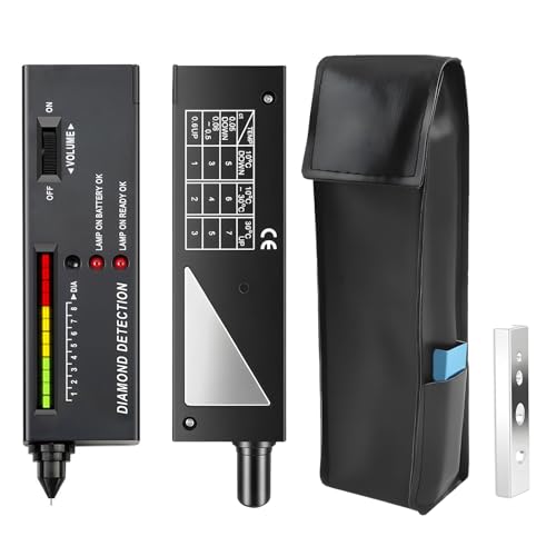 Elektronischer Diamanttester, professioneller Moissan Diamant-Schmuckdetektor, tragbares Edelsteinauswahlwerkzeug für Saphir, Rubin, Kristall, Achat, Jade, Edelsteine, wertvolle Härte, Testwerkzeug