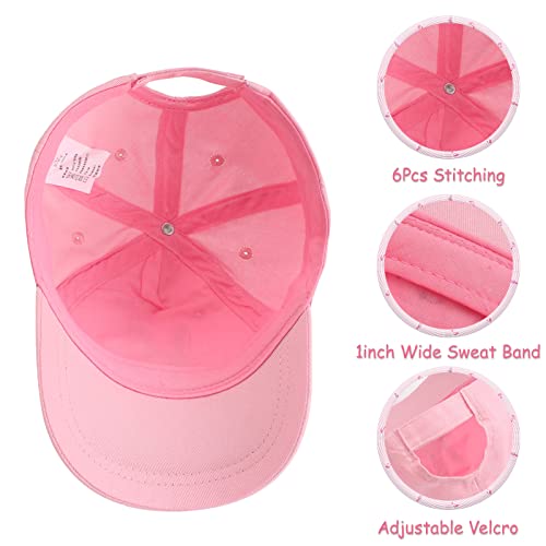 Zsedrut Girls Baseball Cap Kids Cotton Sun Hat Spring Summer Boys Peak Caps Adjustable Bunny Hats3