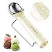 Cloukily Heated Ice Cream Scoop with ON/OFF Switch(Latest Gen 3.0): Rechargeable Electric Icecream Scooper with Holder,2025 Kitchen Gadgets for Hard Ice Cream, Waterproof IP67,Max to 158℉