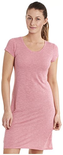 LOLE Women's Pixie Dress, Black/Tropical Rose, X-Small