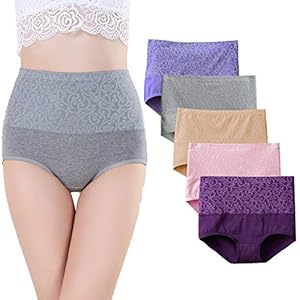 Rojuna Damen Hohe Taille Miederslip 5er Pack