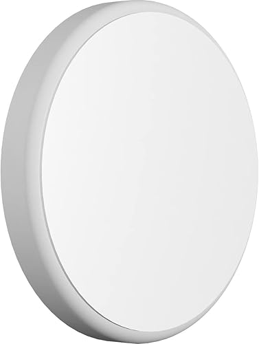 Ekena Millwork ROSP060X060X075GRY05 Roseta estándar con borde redondeado, 6 pulgadas de ancho x 6 pulgadas de alto x 34 pulgadas, PVC