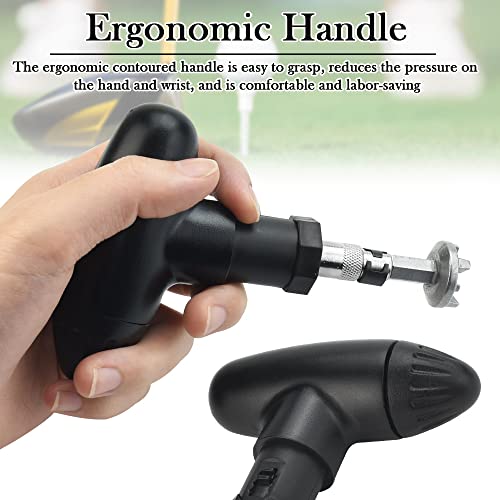 Golf Shoe Spike Tool Kit: Universal Cleat Wrench & Remover with ABS Handle - Durable Stud Key for All Golf Spikes