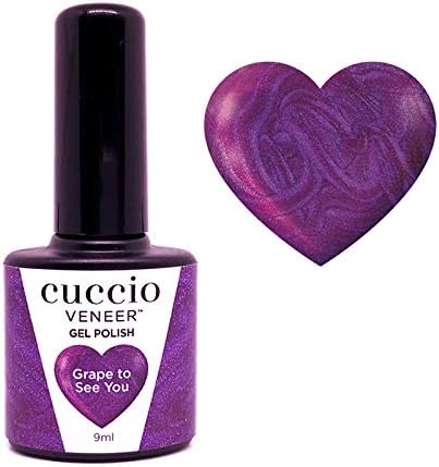 Cuccio Veneer 9ml - Grape to See You, White, 9 ml (Pack of 1)